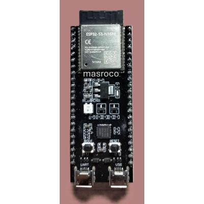 ESP32-S3-N16R8 WiFi ve Bluetooth Geliştirme Kartı (Dual Micro-USB)+Kablo Hediye