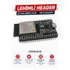 ESP32-D WiFi Bluetooth Geliştirme Kartı DevKitC V4 (Siyah PCB, USB Kablo Dahil)