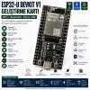 ESP-32U DevKit V1 38 Pin Wi-Fi + Bluetooth Eğitim Kiti (Lehimli, Siyah PCB)