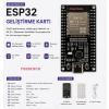 ESP32 WiFi + Bluetooth Geliştirme Kartı (Type-C + CP2102) – Breadboard ve USB Kablo Dahil