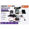 MASROKİT 40W DC Mini UPS Eğitim Kiti – 3S BMS Korumalı ve Boost Converter Destekli