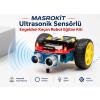 MASROKİT U2L-7718 Ultrasonik Sensörlü Engelden Kaçan Robot Eğitim Kiti (Metal Dişli  Mavi Motorlu)